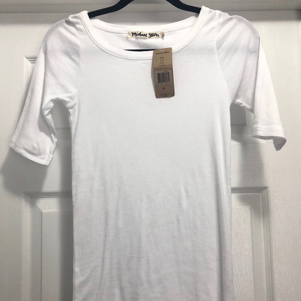 Michael Stars supine elbow sleeves top